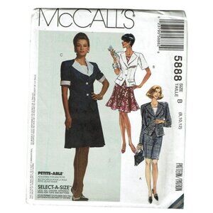 McCall's Sewing Pattern 5888 Misses Jacket Top Pants Size 8-12
